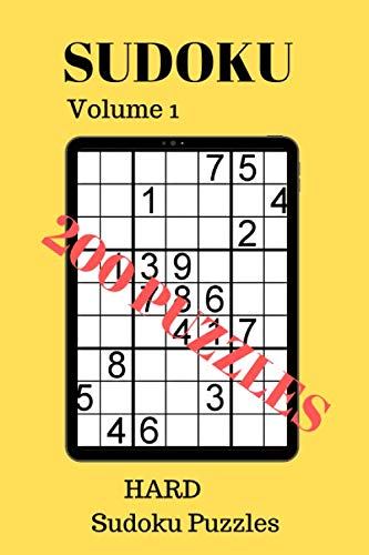 Sudoku: Vol 1 :Boost your brain power with fun and addictive sudoku puzzles.The Huge Book of Sudoku: 200 Challenging Puzzles Size 6"x 9" Great for carry with you... Hobbies & Crafts