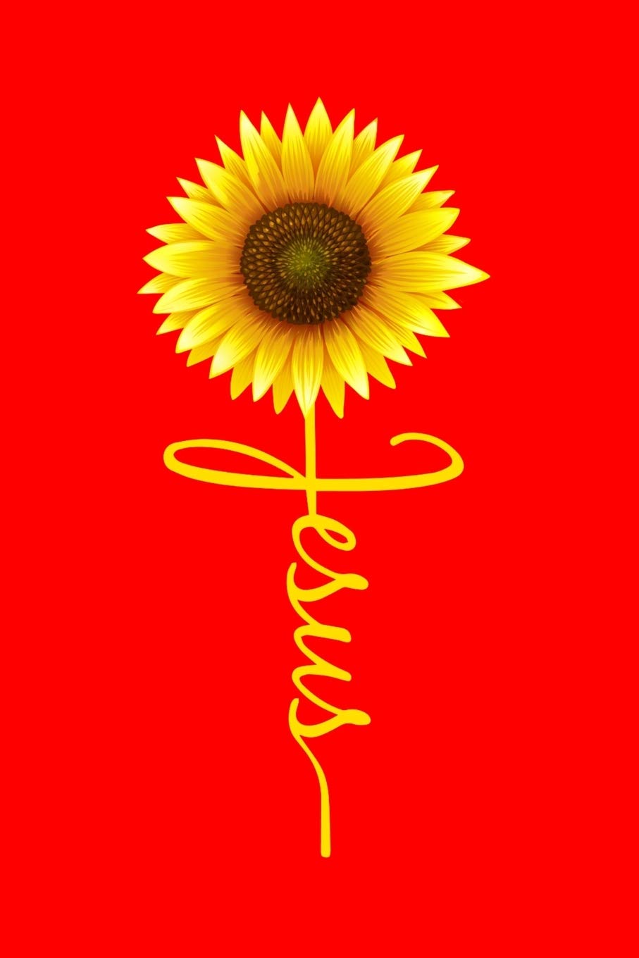 Jesus: Jesus Sunflower: 6"x9" Portable Christian Journal Notebook with Christian Quote: Inspirational Gifts for Religious Men & Women (Christian Journal) Essays & Short Stories