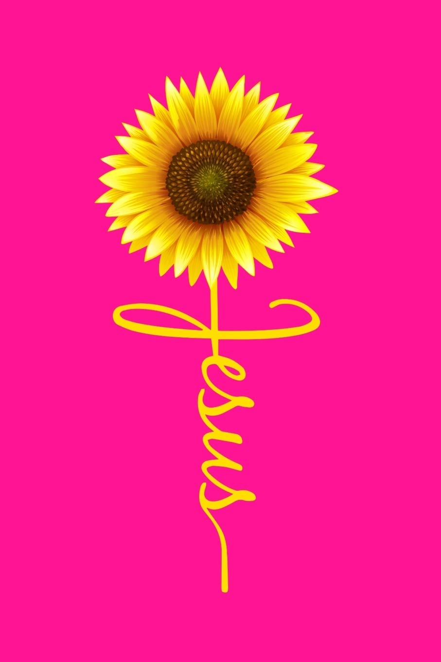 Jesus: Jesus Sunflower: 6"x9" Portable Christian Journal Notebook with Christian Quote: Inspirational Gifts for Religious Men & Women (Christian Journal) Essays & Short Stories