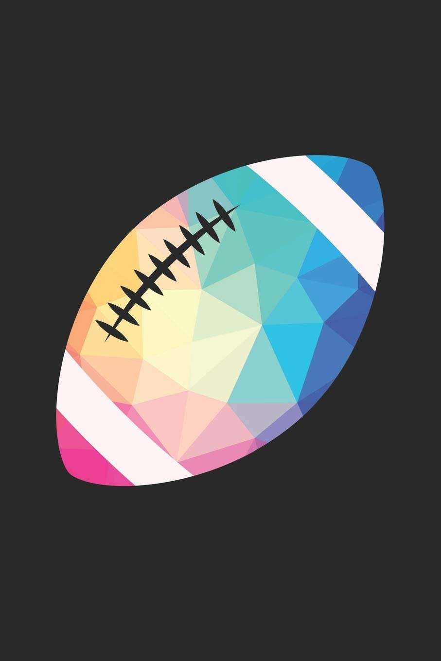 Football Training Journal - Gift for Football Player - Low Poly Football Notebook - Football Diary: Unruled Blank Journey Diary, 110 blank pages, 6x9 (15.2 x 22.9 cm) Leisure & Fun