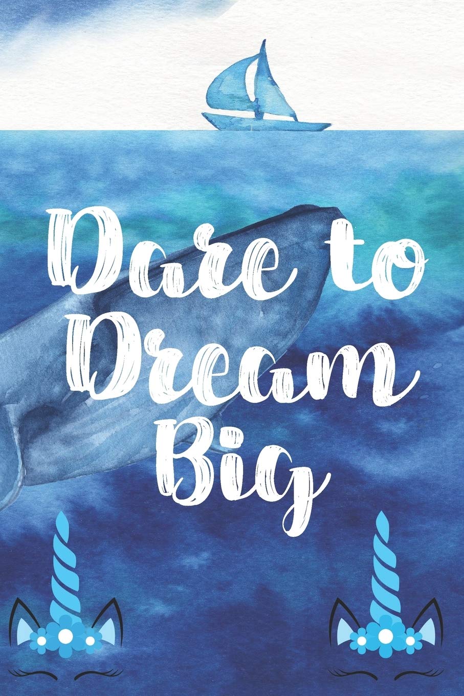 Dare to dream: Cute Blank Lined Book For Women & Girls & Kids To Write Goals, Ideas & Thoughts, Writing, Notes, Doodling and Tracking - Female Empowerment Learning & Reference