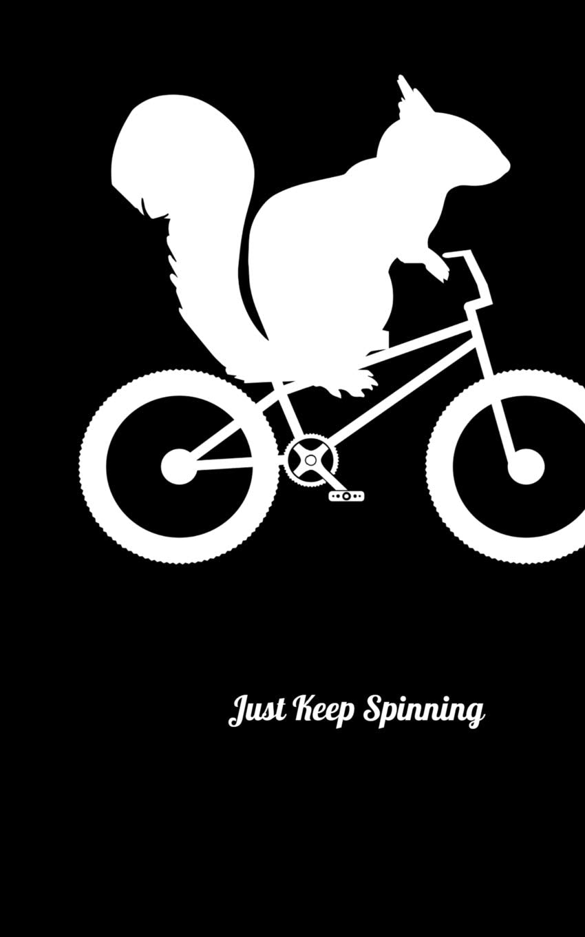 Just Keep Spinning: Music Journal For Recording Notes Of Songs Or To Use As A Music Notebook For Squirrel And Bike Lovers And Chipmunk Fans (6 x 9; 120 Pages) Study Guides