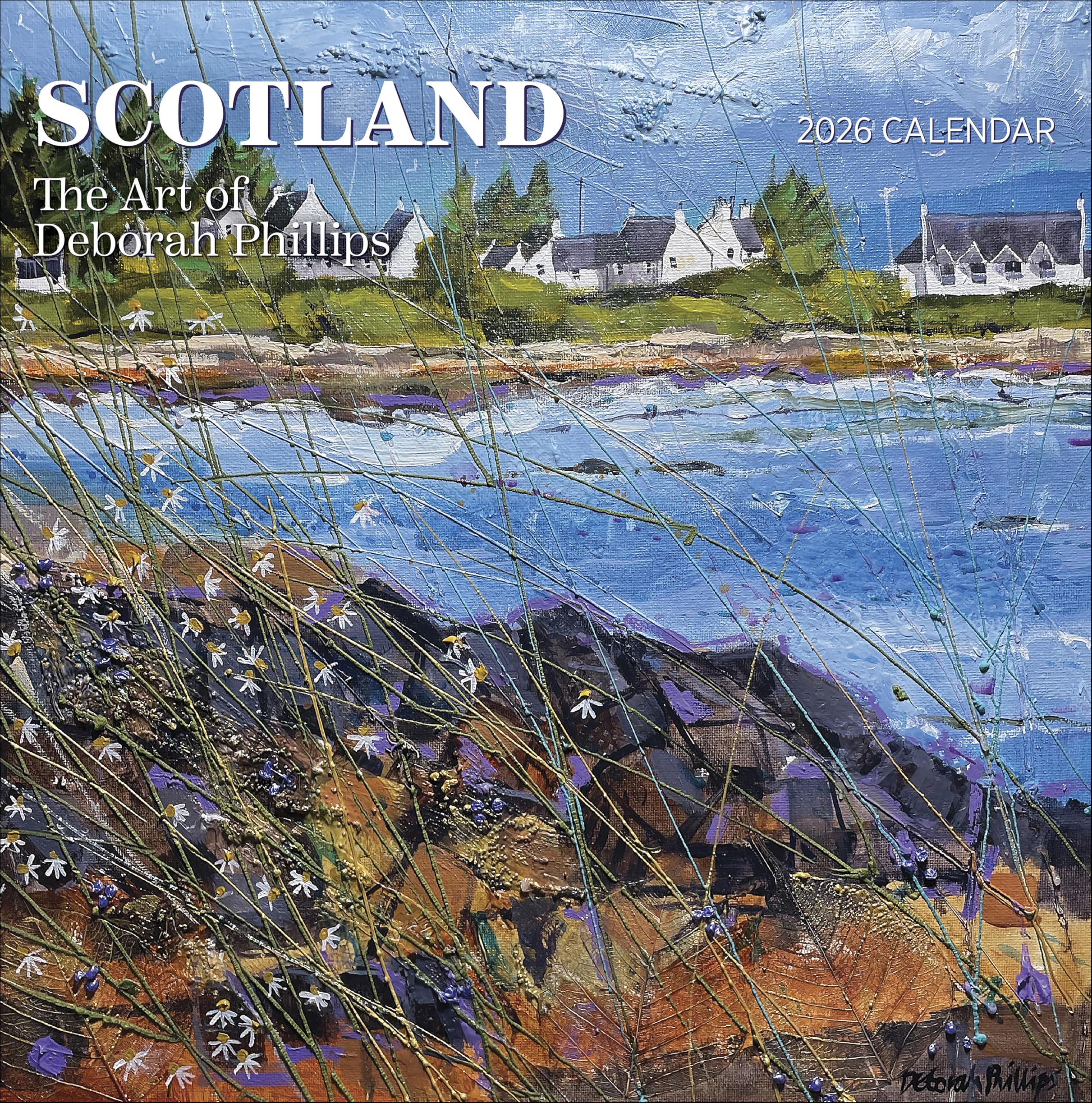 Scotland: The Art of Deborah Phillips 2026 Wall Calendar Film, Art & Culture