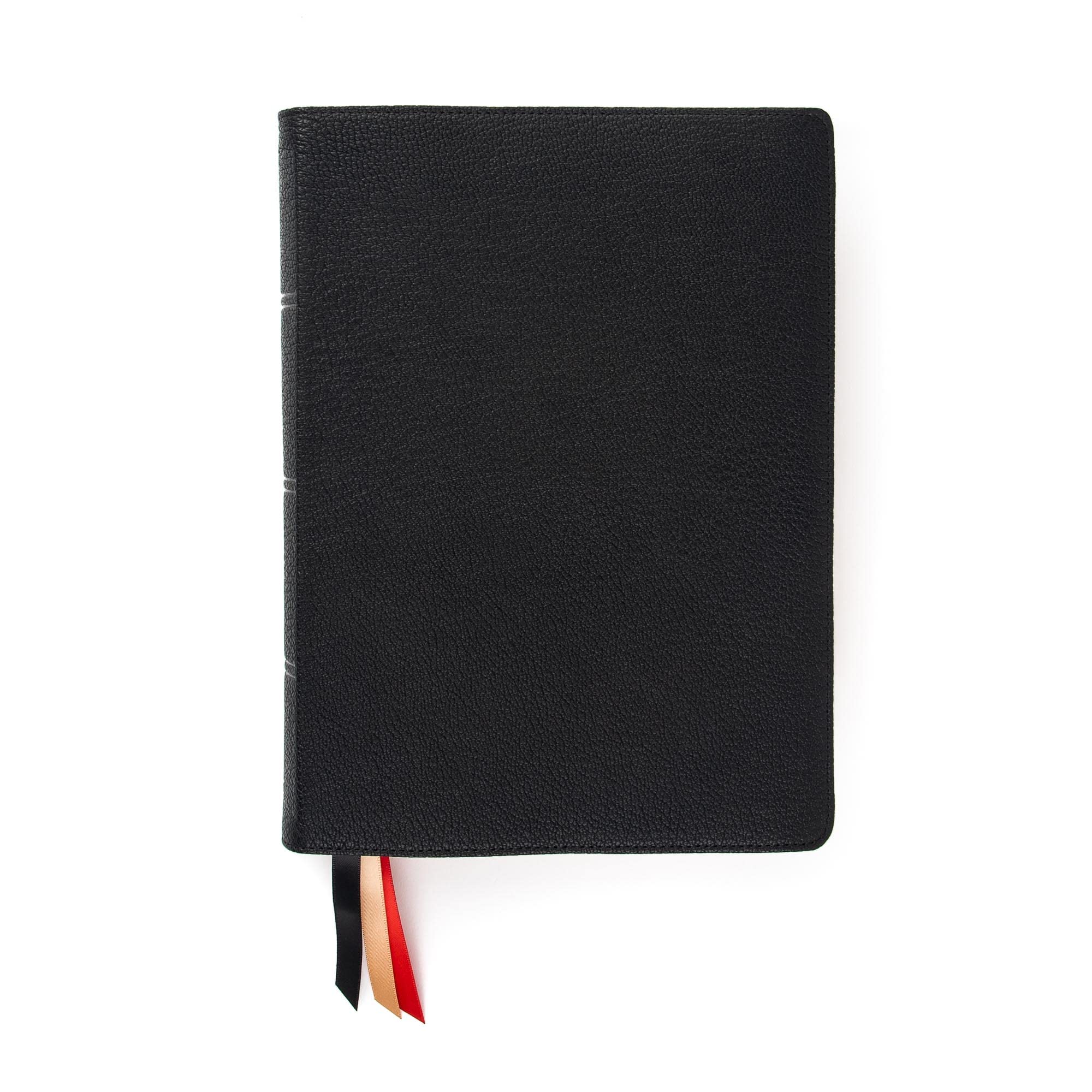 Holy Bible: Csb Ancient Faith Study Bible, Holman Handcrafted Collection, Black Goatskin - Black Letter, Church Fathers, Study Notes and Commentary, Ribbon Marker, Easy-to-read Bible Serif Type Religion & Esotericism