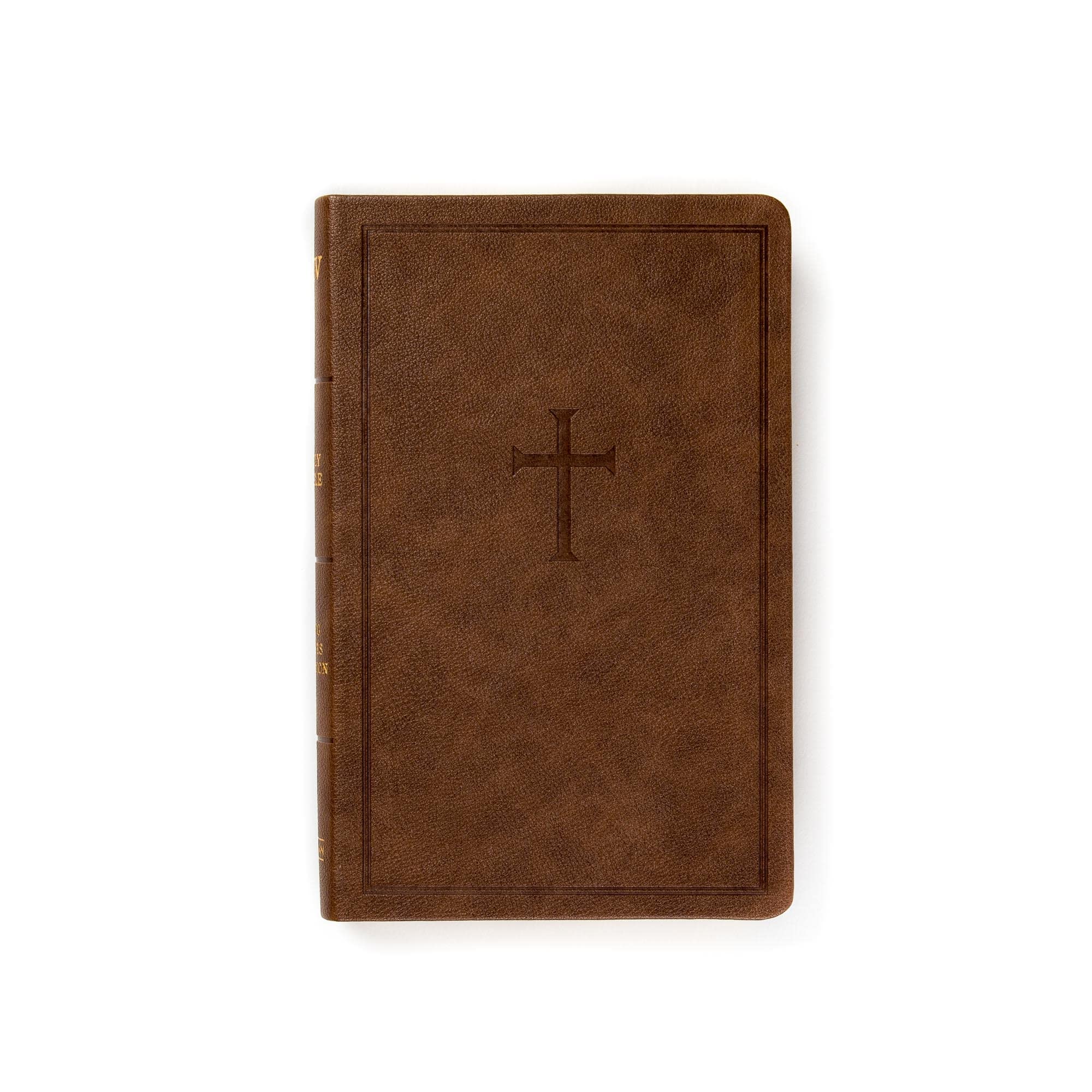 Holy Bible: King James Version, Brown, Leathertouch, Personal Size Religion & Esotericism