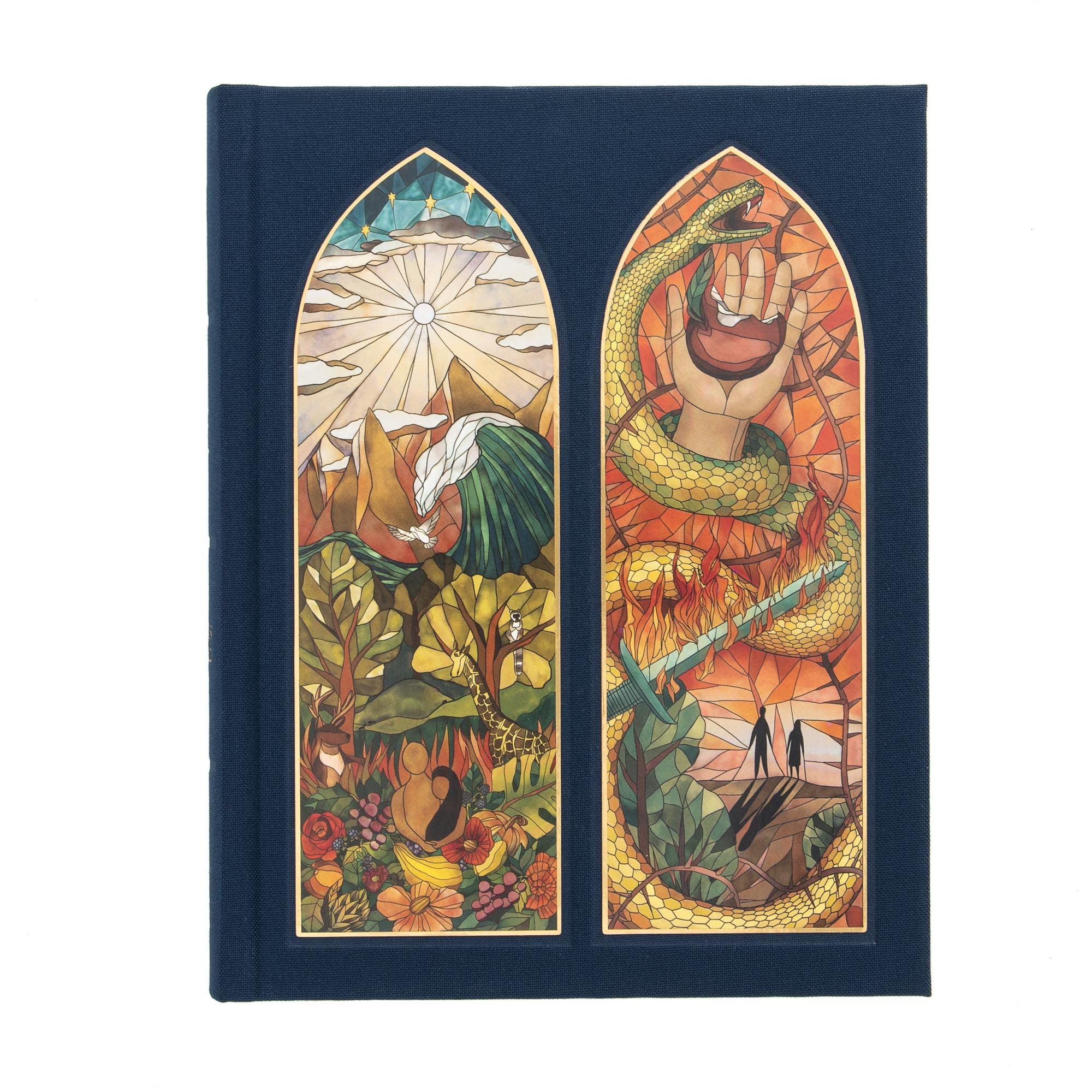 Holy Bible: Csb Notetaking Bible, Stained Glass Edition, Sapphire Religion & Esotericism