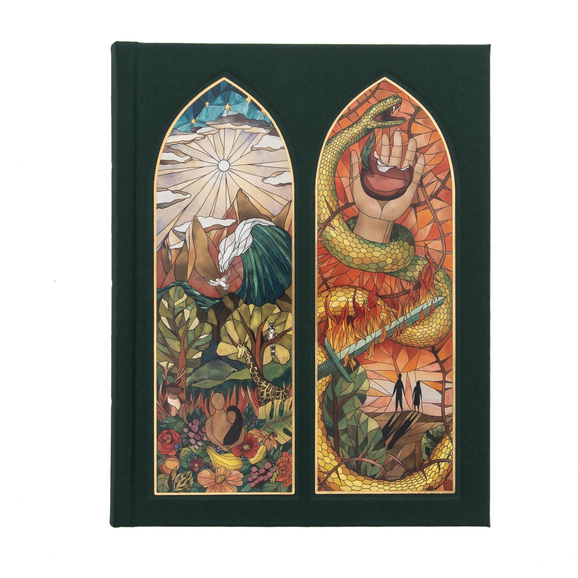 Holy Bible: Csb Notetaking Bible, Stained Glass Edition, Emerald Religion & Esotericism