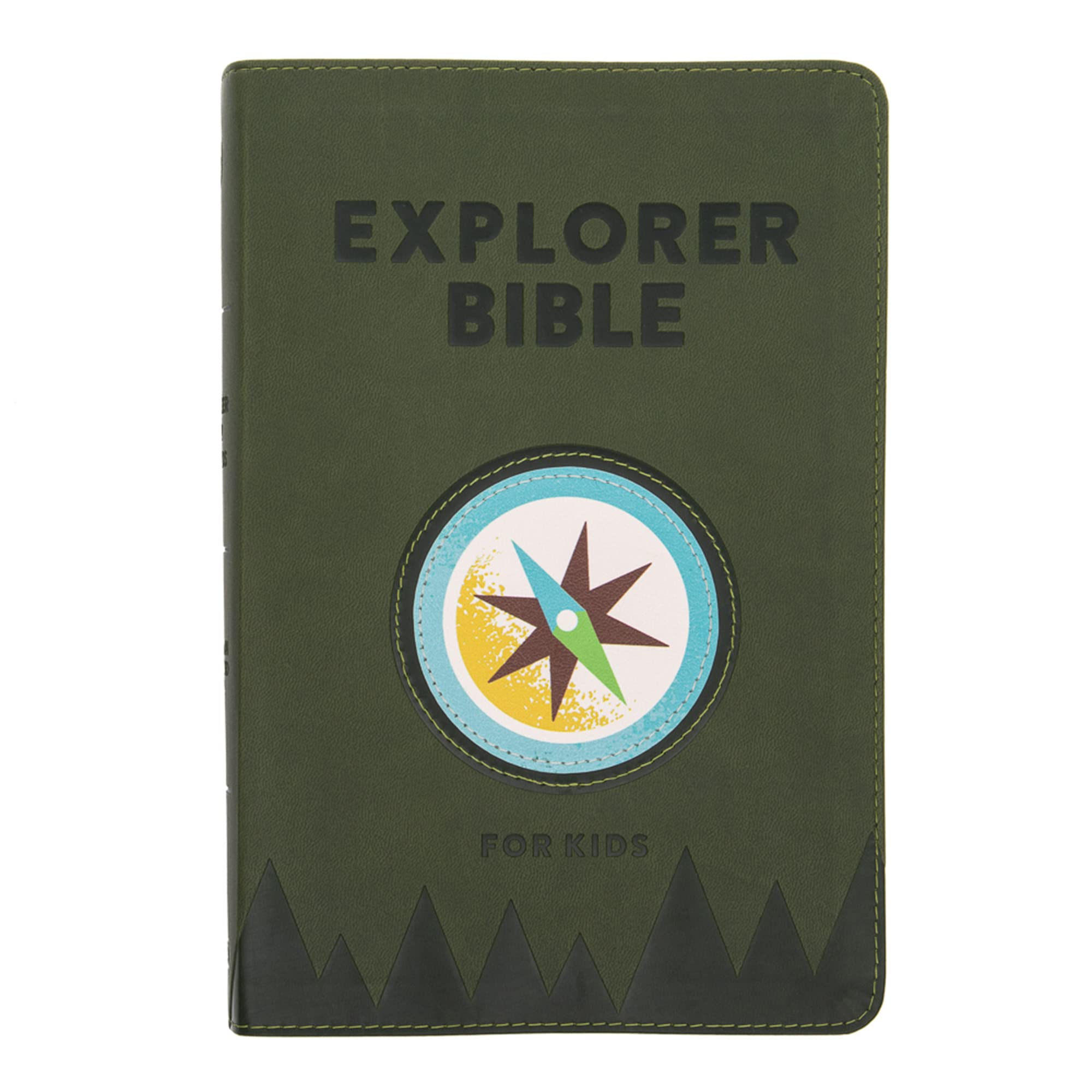 Holy Bible: Csb Explorer Bible for Kids, Olive Compass Leathertouch Religion & Esotericism