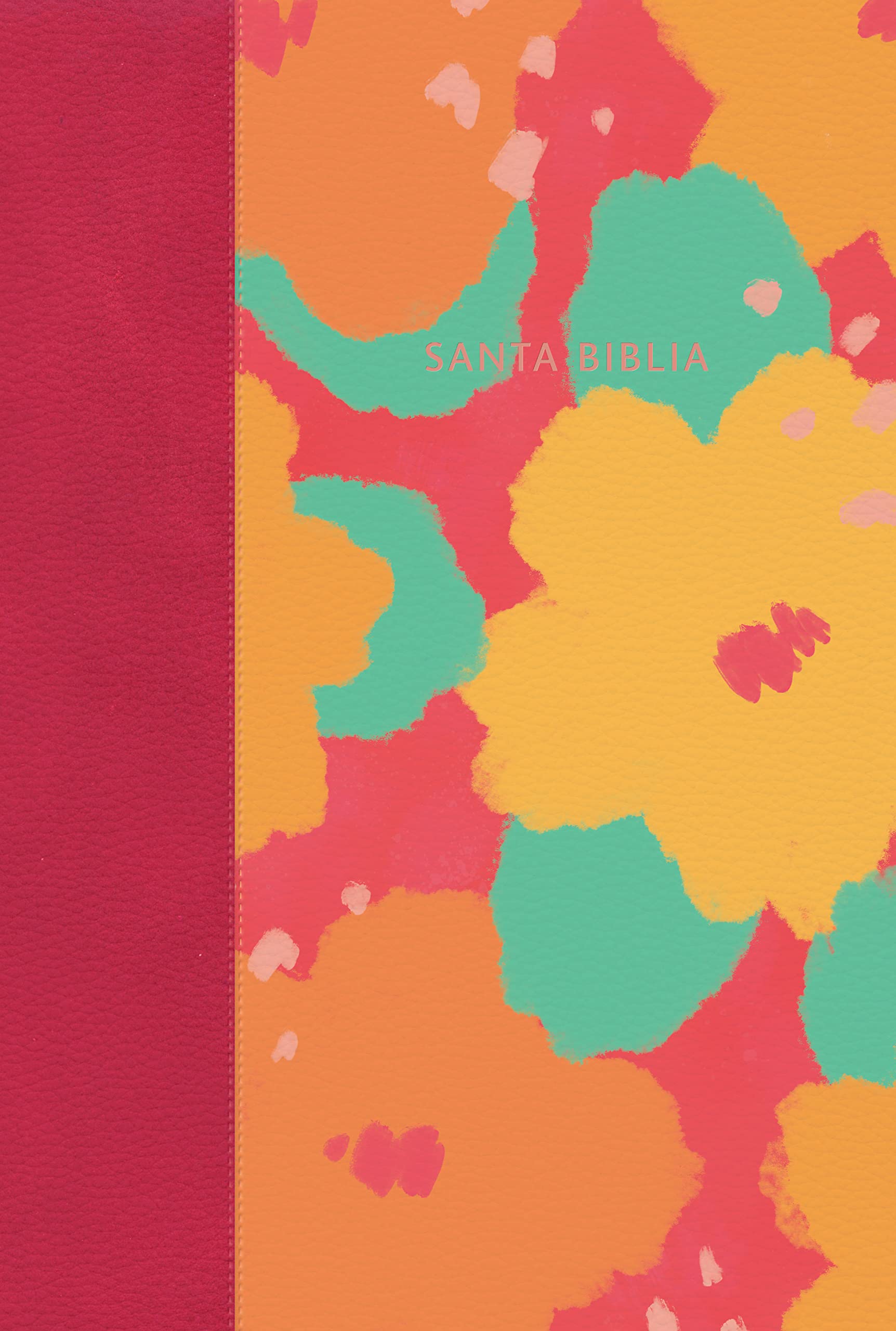 Santa Biblia / Holy Bible: Nueva Versión International, Floral, Símil Piel, Letra Gigante Religion & Esotericism