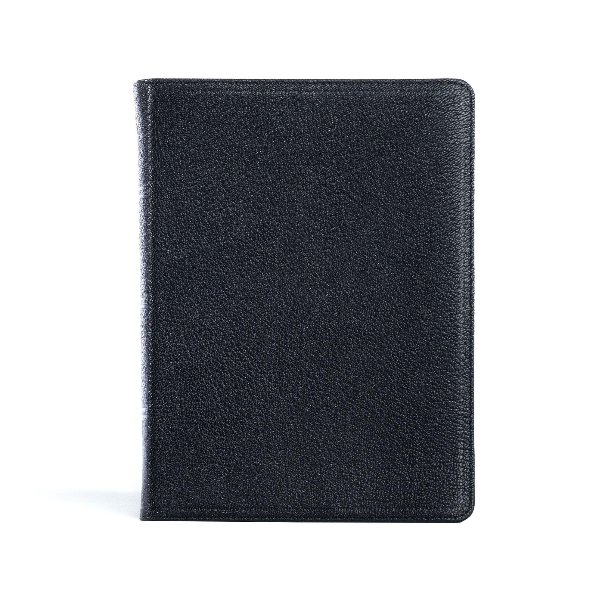 CSB Pastor's Bible, Verse-By-Verse Edition, Holman Handcrafted Collection, Black Premium Goatskin Religion & Esotericism