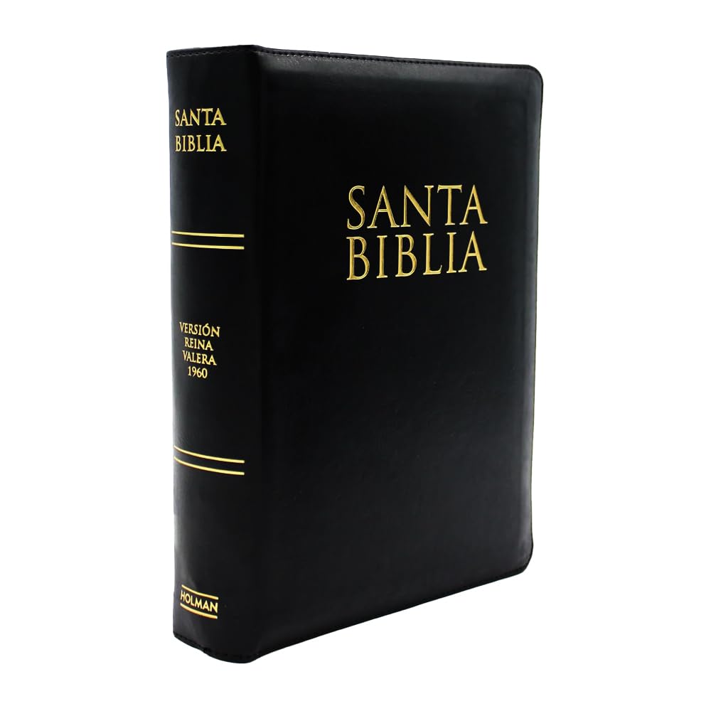 Biblia Reina Valera 1960 Letra Grande de 14 puntos con cierre, Indice, con forro en senti cuero color en tamano manual Edicion Especial de la Coleccion Celestial Religion & Esotericism