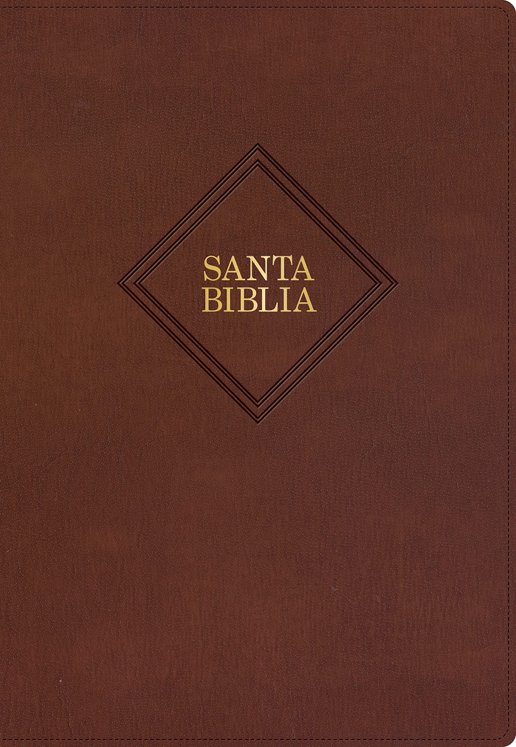 Holy Bible: Rvr 1960 Biblia Letra Súper Gigante Edición 2023 Marrón, Piel Fabricada Religion & Esotericism