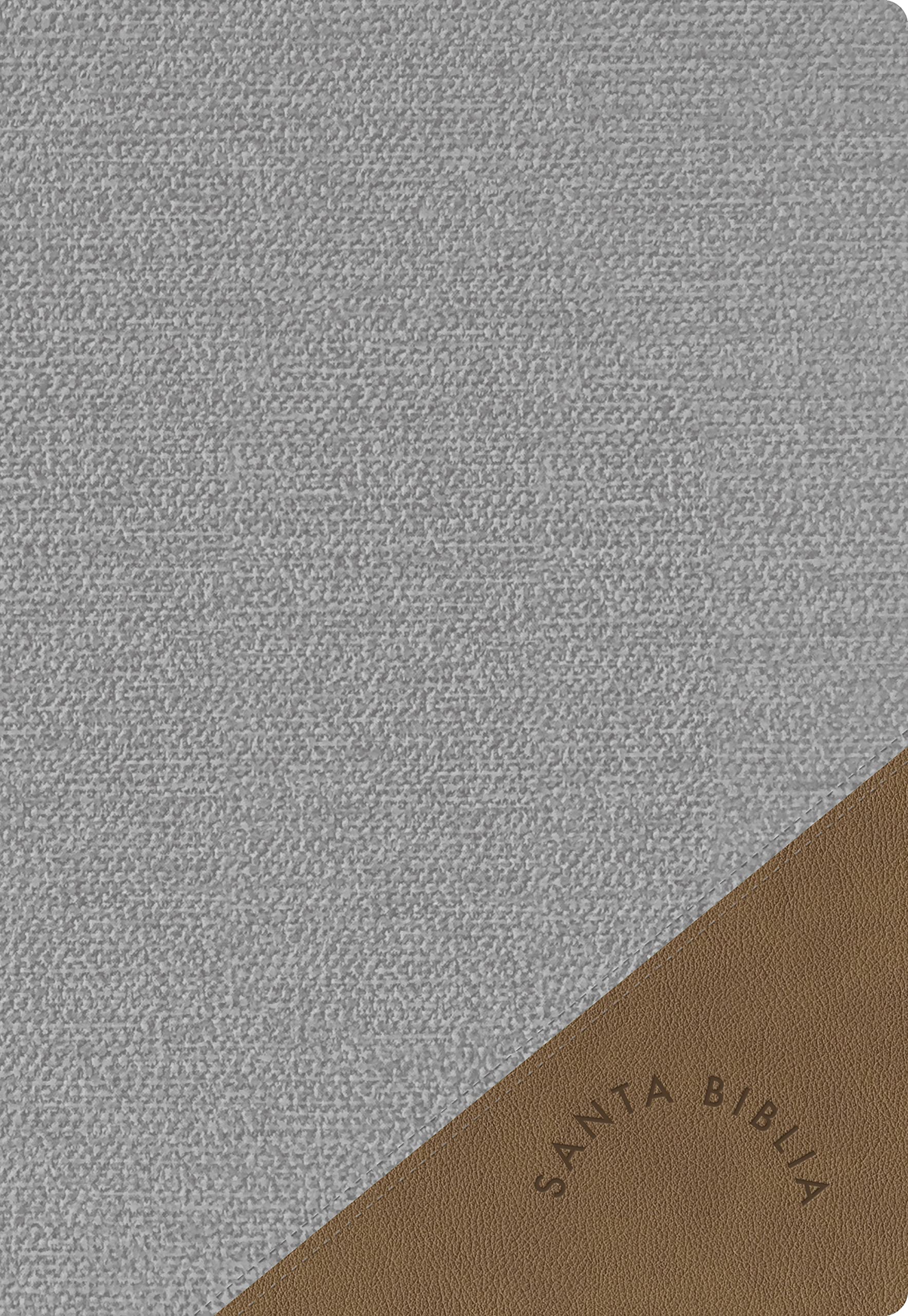 Holy Bible: Rvr 1960 Biblia Letra Súper Gigante Edición 2023 Gris, Símil Piel Religion & Esotericism