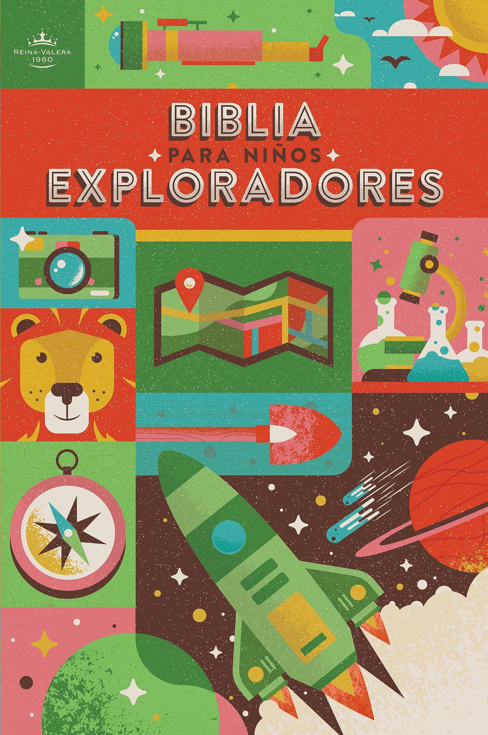 Santa Biblia: Rvr 1960 Biblia Para Niños Exploradores, Multicolor Tapa Dura Religion & Esotericism