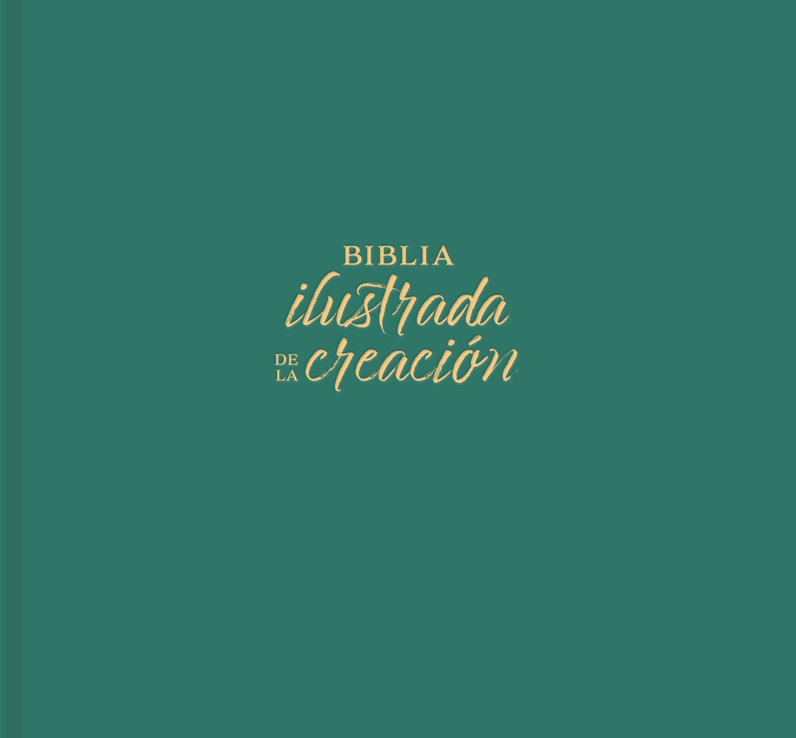 Santa Biblia: Rvr 1960 Biblia Ilustrada De La Creación, Turquesa, Tela Religion & Esotericism