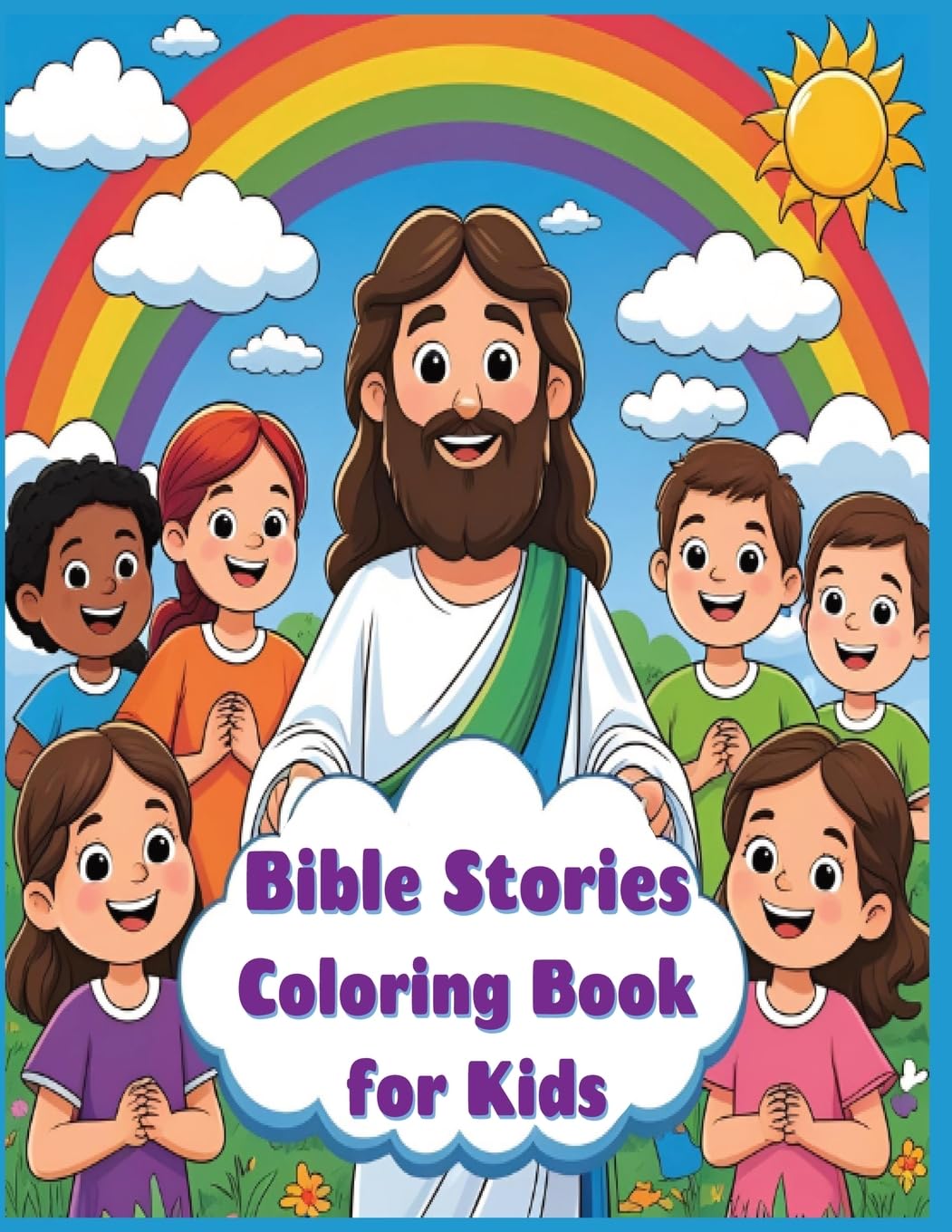 Bible Stories Coloring Book for Kids Tiptoi & Games