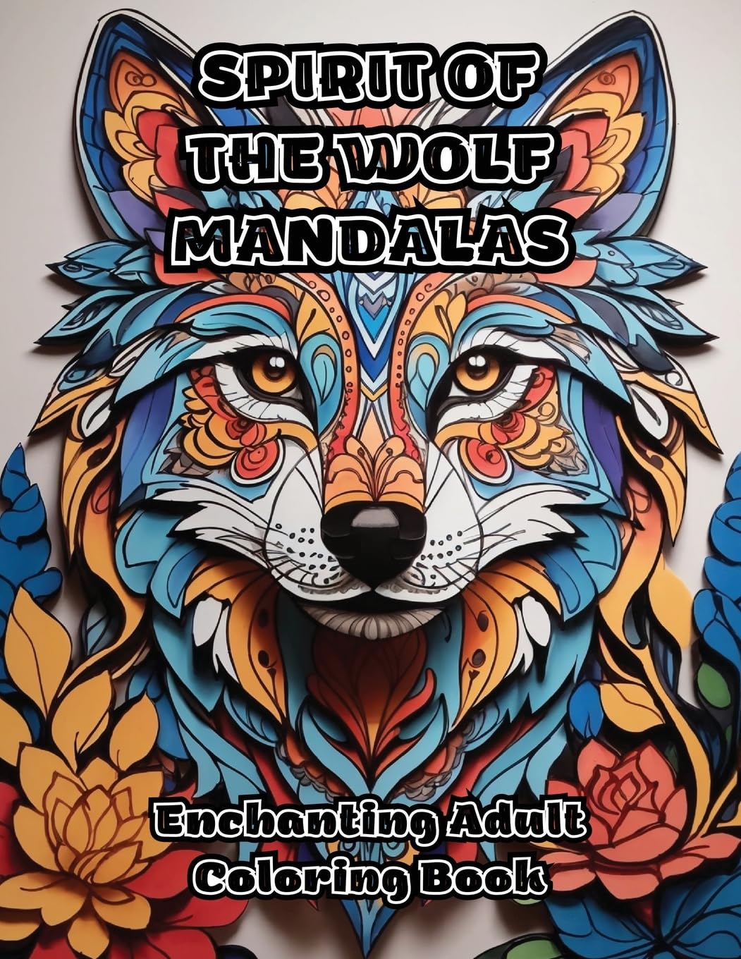 Spirit of the Wolf Mandalas Hobbies & Crafts