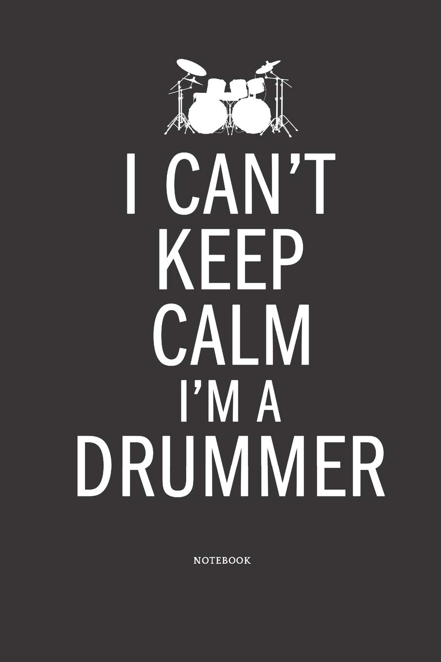 Notebook: Drummer Notebook / Diary / Journal with 120 Blank Lined Pages Large Women, Girl, Man, Family Books