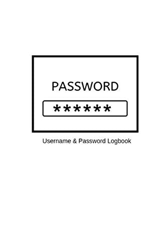 Password Logbook: Internet username and password logbook ~ Perfect Gift for internet users Men/Women/Students for tracking data Computer Science