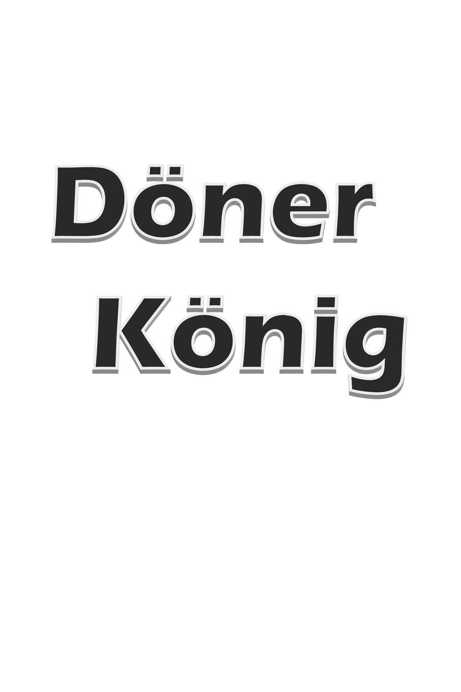 Döner König: Notizbuch für Fast-Food Fans | Karo | A5 | 120 Seiten Cooking & Enjoying