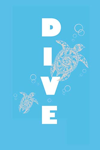 Diver's Log Book - Turtle: Scuba Diving Logbook, Dive Log for over 190 dives | 6x9 inches Leisure & Fun