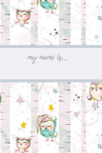 My name is: Primary Composition Notebook,Workbook, Diary with Animals, For Kids And Adults, Cartoon(110 Pages, Lined, 6 x 9) Education & Training