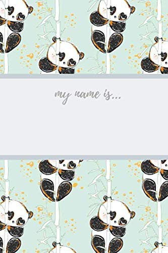 My Name Is: Primary Composition Notebook,Workbook, Diary with Animals, For Kids And Adults, Cartoon(110 Pages, Lined, 6 x 9) Study Guides