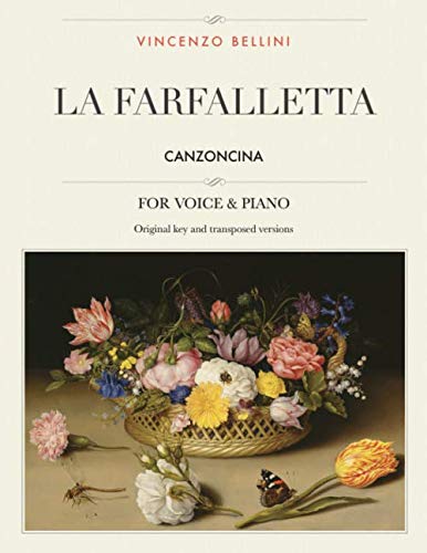 La farfalletta: Canzoncina, For Medium, High and Low Voices (The Singer's Resource, Band 40) Sheet Music