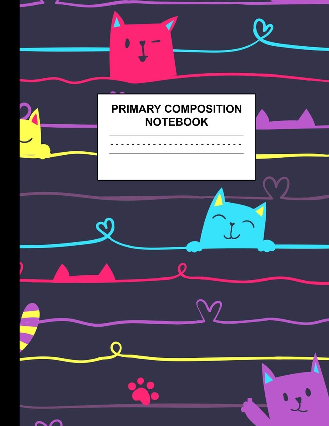 Primary Composition Notebook: Preschool, Kinder, 1st and 2nd Grade Writing Journal School Exercise Workbook with Picture and Drawing Space - Delightful Handwriting Practice Book for Kids Grades K-2 Books