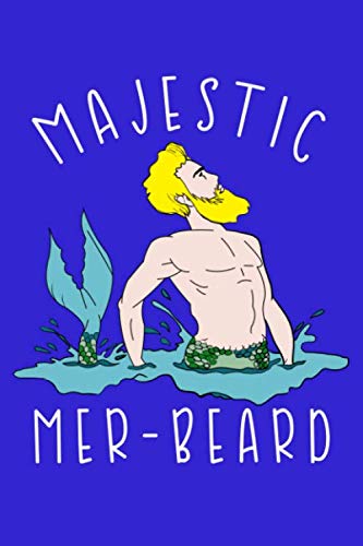 Majestic Mer-Beard: College Ruled Notebook Manga