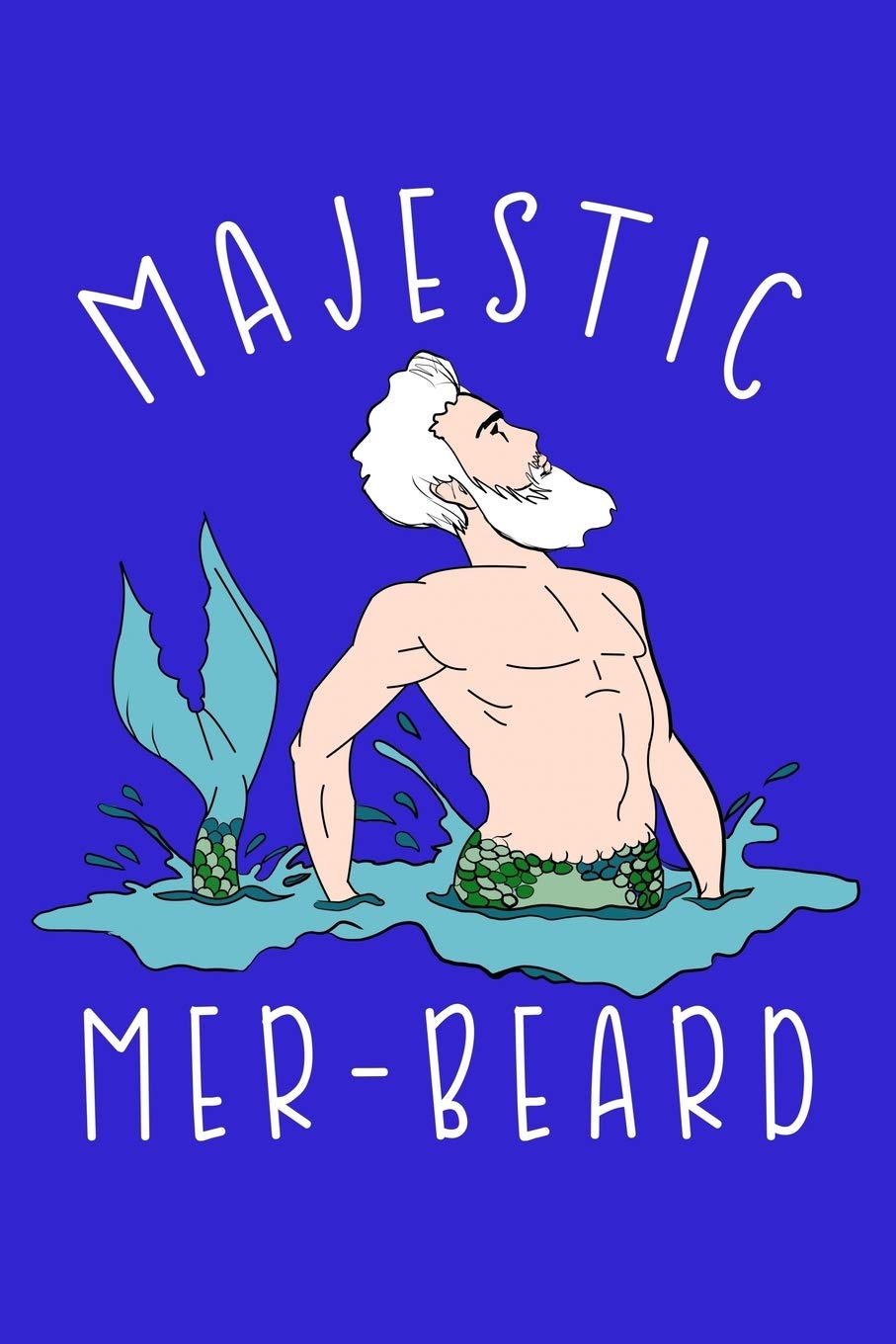 Majestic Mer Beard: College Ruled Notebook Manga