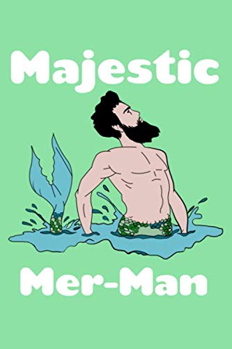 Majestic Mer-Man: College Ruled Notebook Manga
