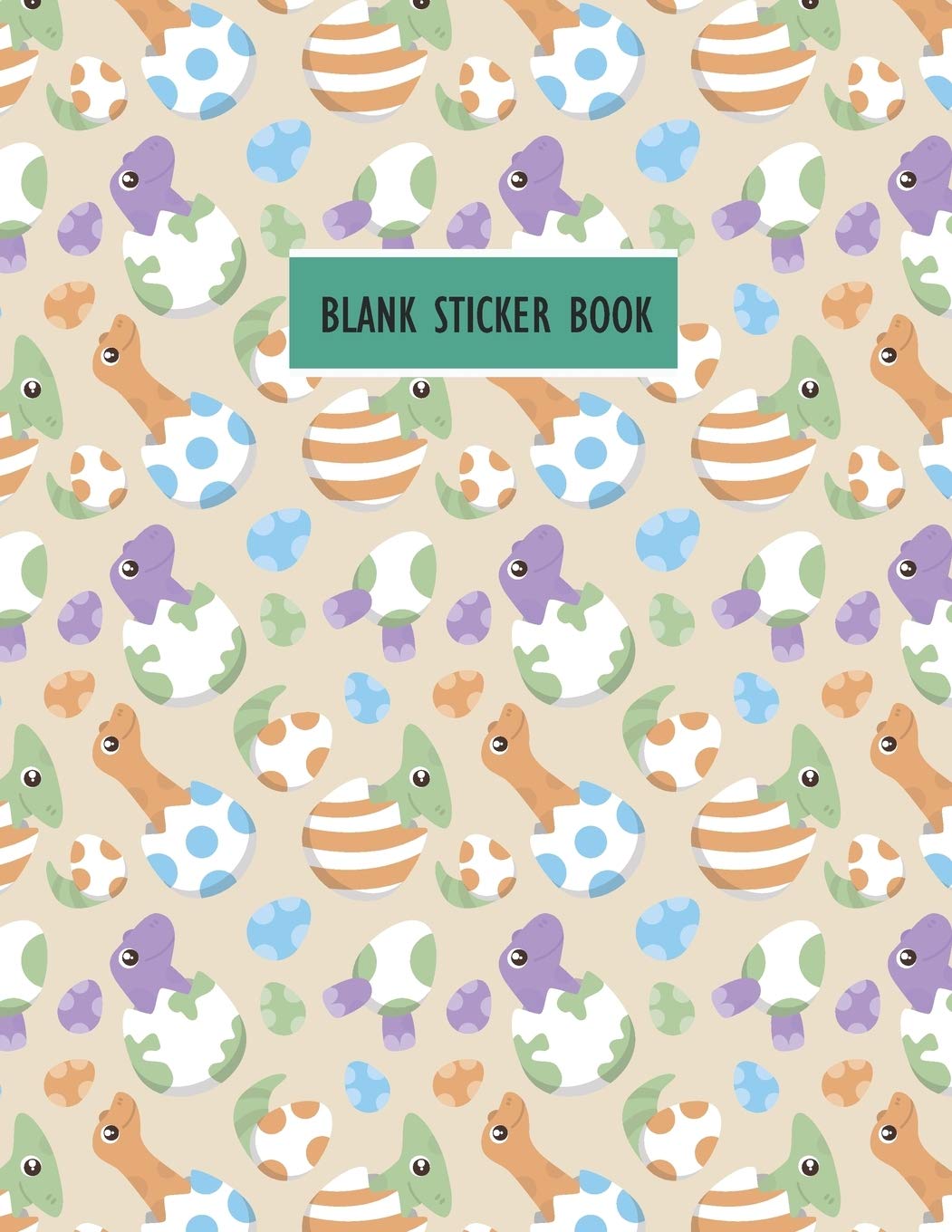Blank Sticker Book: Blank Sticker Journal for Kids 8.5x11 Large Size 100 Pages Education & Training