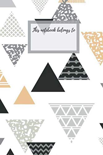 This Notebook Belongs To: Primary Composition Notebook,Workbook, Diary with Animals, For Kids And Adults, Cartoon(110 Pages, Lined, 6 x 9) Education & Training