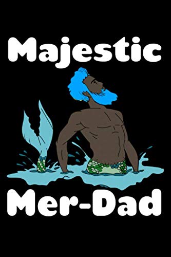 Majestic Mer-Dad: Comic Book Notebook Paper Manga