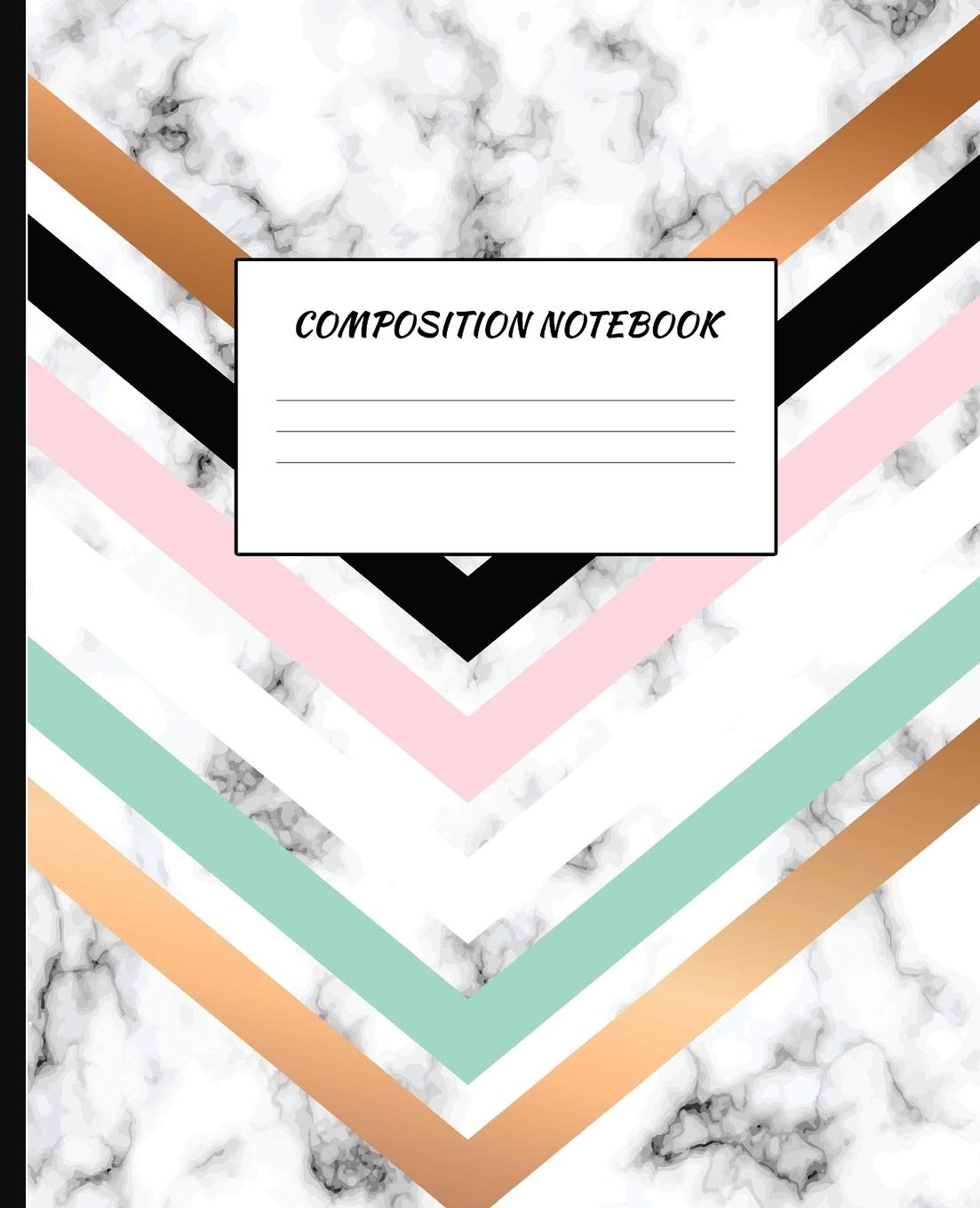 Composition Notebook: White Marble Journal Primary Book - Wide College Ruled Lined Paper | Cute & Elegant Design for School, Students, Teens, Girls , ... x 9.25 ) - 110 Pages - Paperback August 2019 Lifestyle