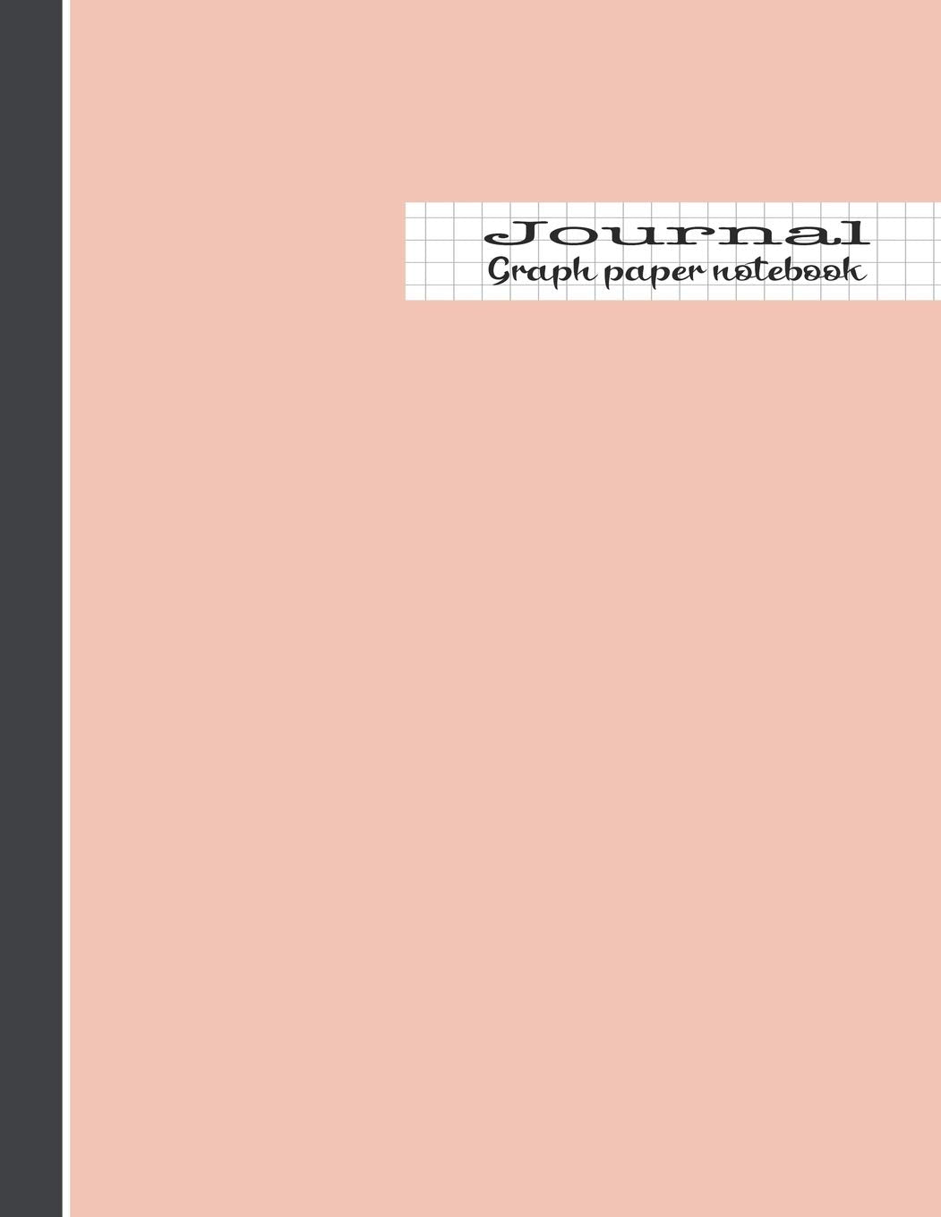 Graph paper notebook journal: The large minimalists quadrille planner for creativity, design development, plotting graphs, mathematics, self ... - Pink lemonade colour cover art design Education & Training