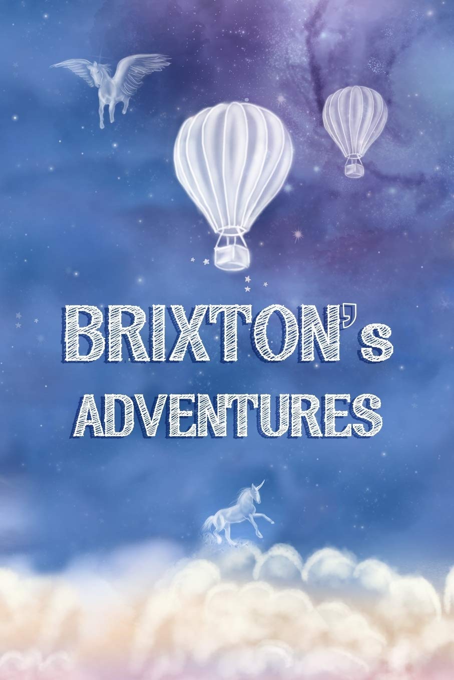 Brixton's Adventures: Softcover Personalized Keepsake Journal, Custom Diary, Writing Notebook with Lined Pages (Journey to Imagination, Band 454) Parents & Children