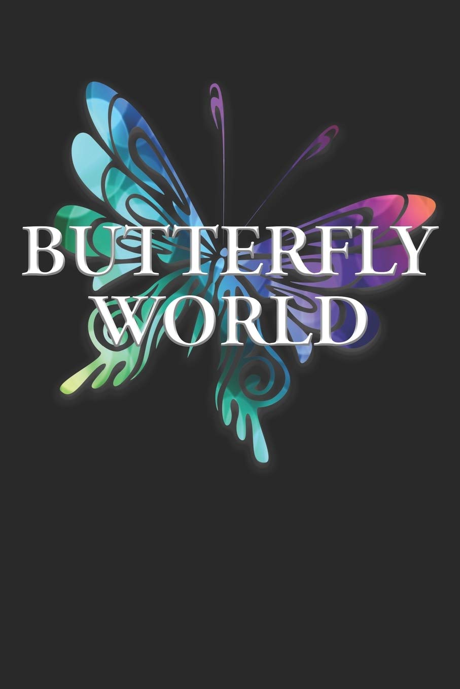 Grand Fantasy Designs - Notes: Regenbogen Schmetterling Butterfly World - Notizbuch 15,24 x 22,86 Punktgitter Books