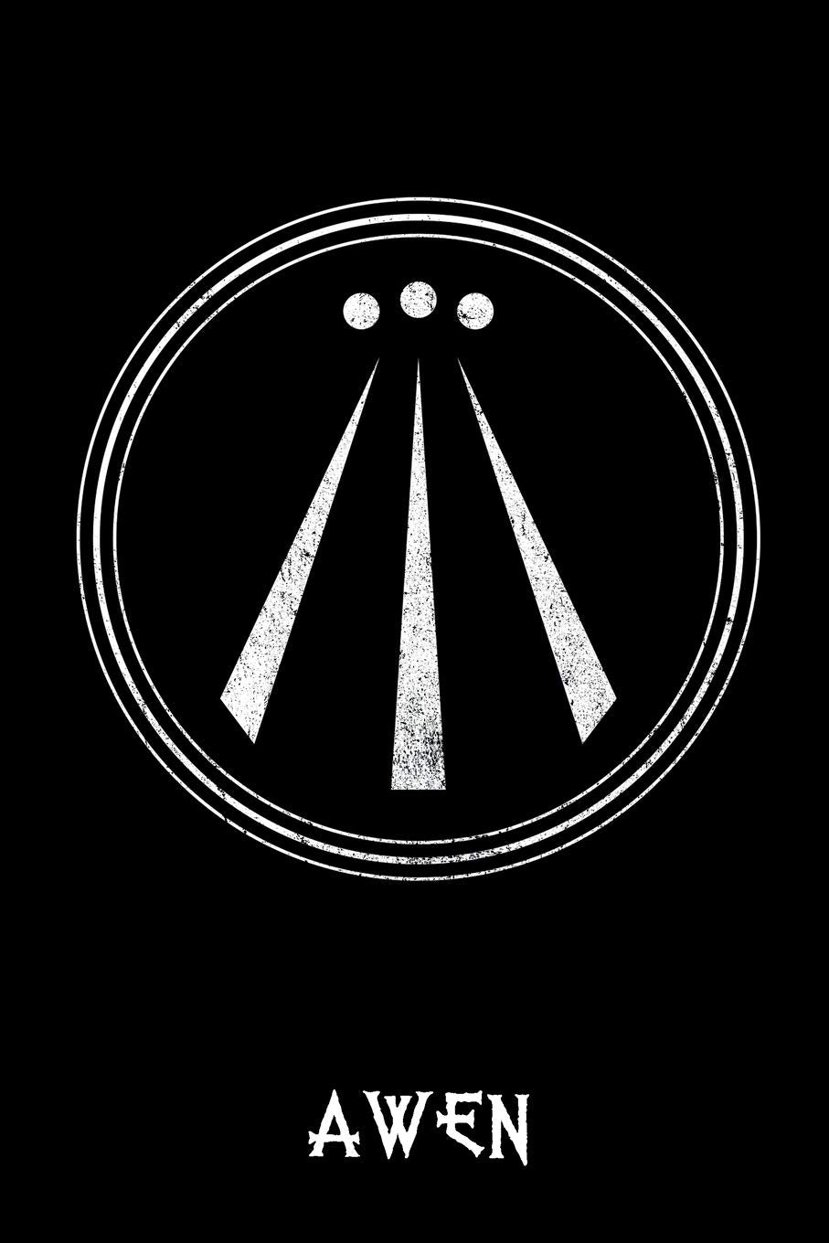 Awen: College Ruled 6"x 9" Notebook Spellbook Books