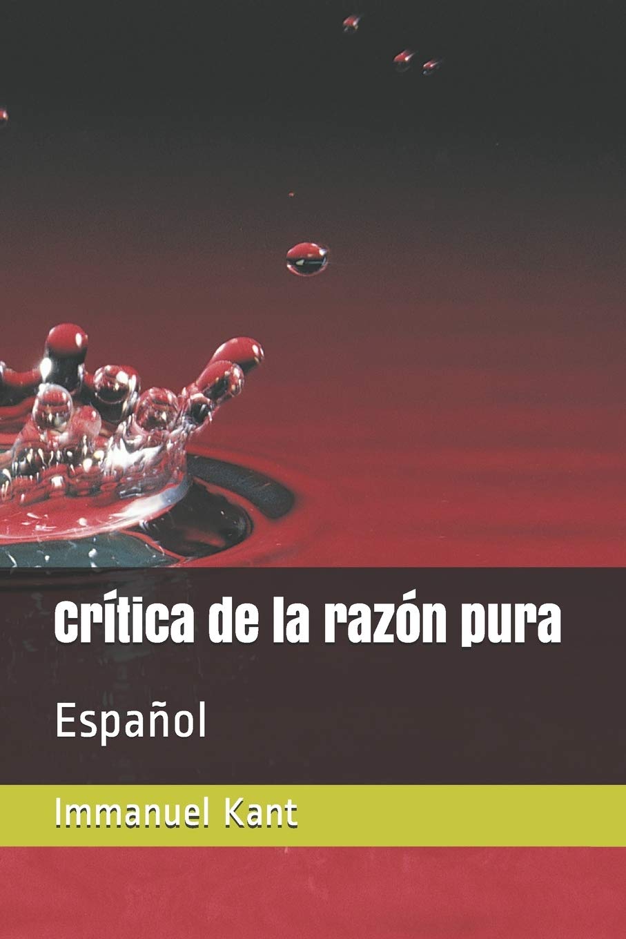 Crítica de la razón pura: Español Contemporary literature