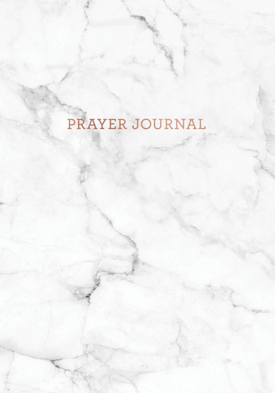 Prayer Journal: Smooth White Marble - Thanks, Prayer and Praise in Christ - Notebook for Women (7 x 10 - 100 pages) Lifestyle