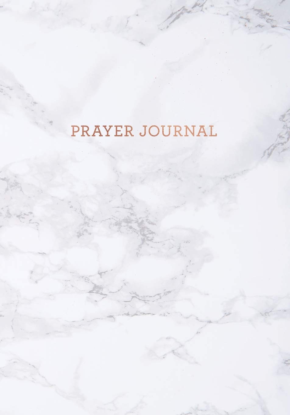 Prayer Journal: Soft White Marble - Thanks, Prayer and Praise in Christ - Notebook for Women (7 x 10 - 100 pages) Lifestyle