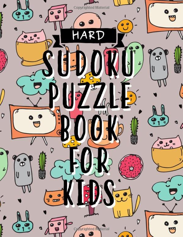 Hard Sudoku Puzzle Book for Kids: 100 Puzzles with Answers for Kids Age 8-12 Leisure & Fun