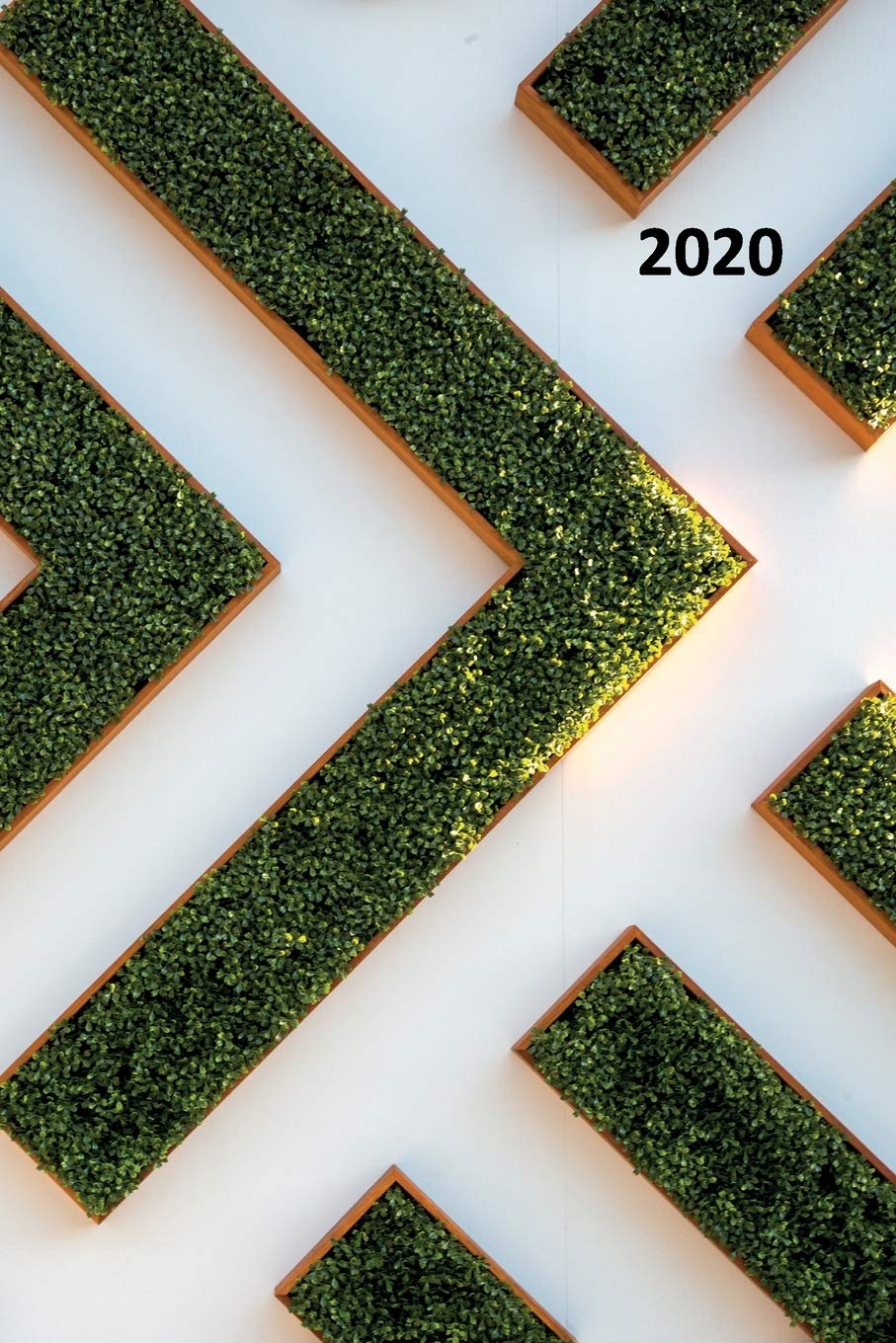 2020: Urban planting design Pretty Planner Calendar Organizer Daily Weekly Monthly Student for researching office planting Mathematics