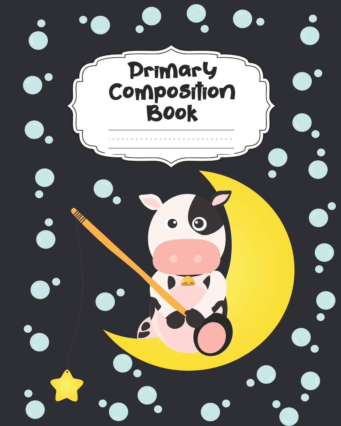 Cow Primary Composition Book: Dotted Midline and Picture Space for Grades K-2 & K-3 | Beautiful Milk Cow Primary Composition Notebook Story Paper ... Baby Cow Kindergarten School Exercise Book Non-fiction