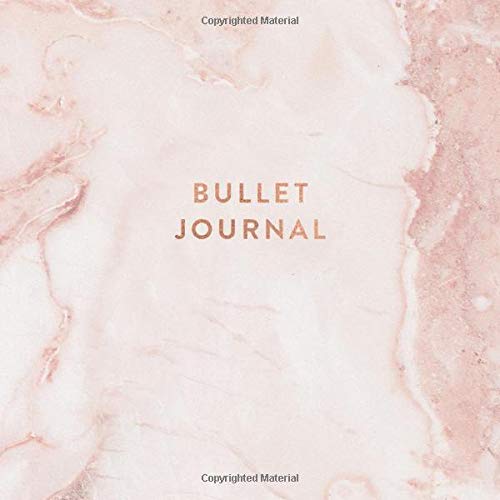 Bullet Journal: Soft Pink Marble Dream Diary - Dot Grid Bullet Journal Notebook, Gift for Women and Teen Girls (8.25 x 8.25 - 120 pages) Film, Art & Culture
