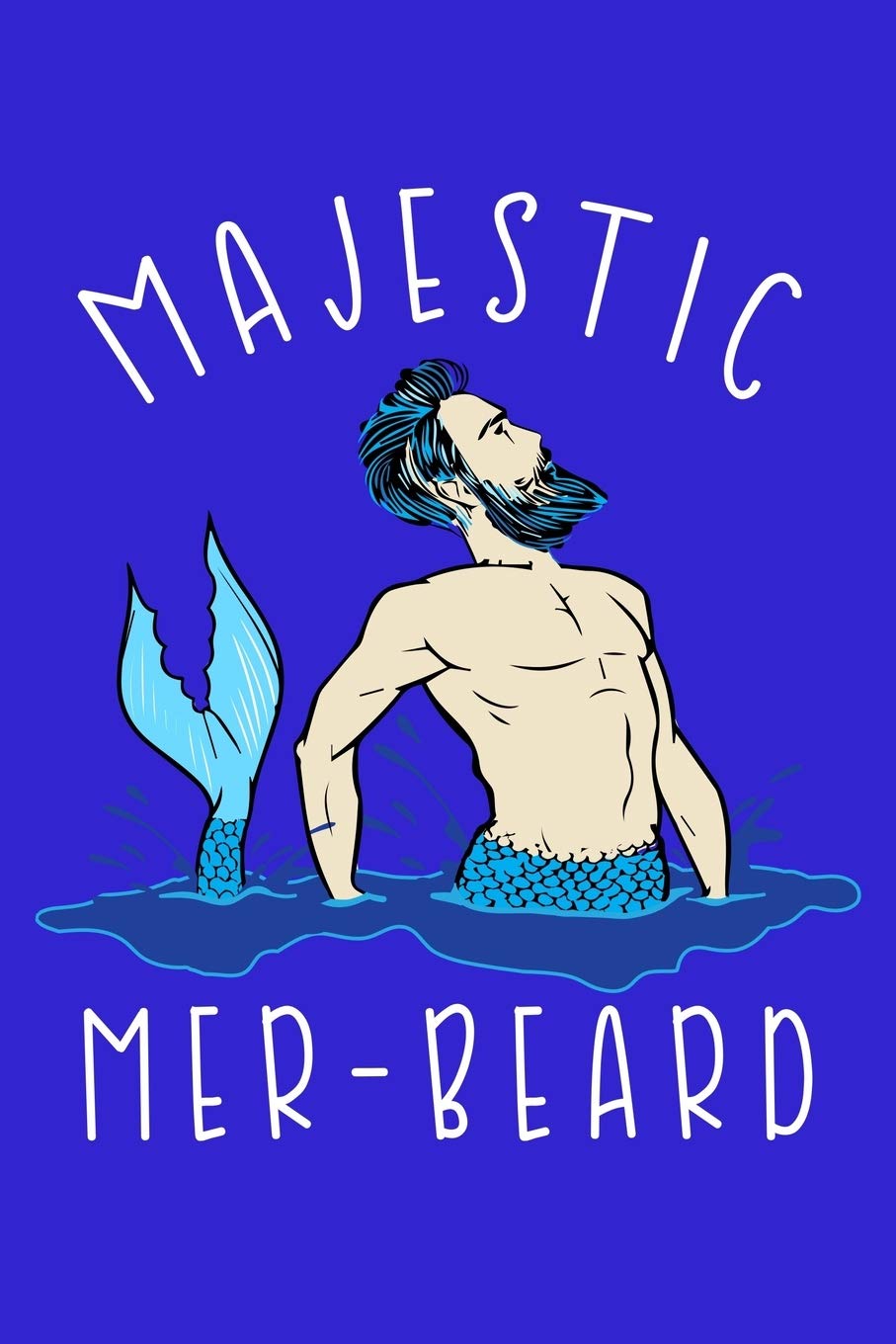 Majestic Mer Beard: isometric Dot Journal Manga