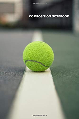 Composition Notebook: Boys Sports Composition Notebook with Tennis for School Leisure & Fun