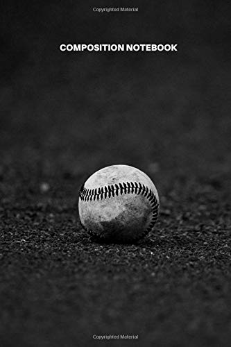 Composition Notebook: Boys Sports Composition Notebook with Baseball for School Leisure & Fun
